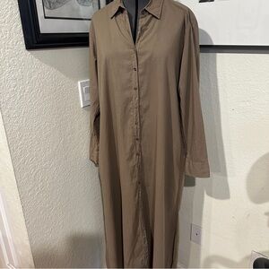 XiRENA Long Sleeve Boden Shirt Dress Small